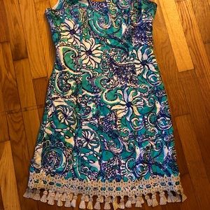 Lilly Pulitzer tassel shift dress
